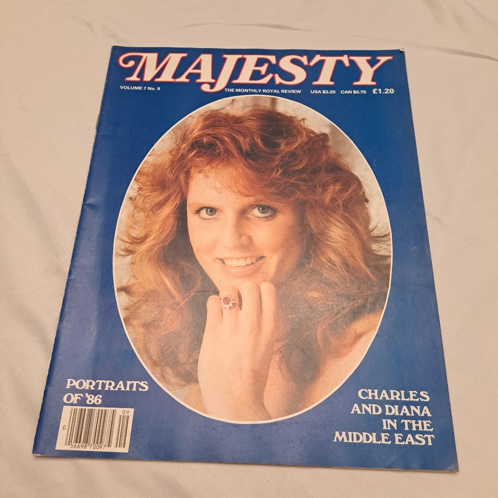 Majesty Magazine Volume 7 No 9 January 1987 Printed In England Royal Family
